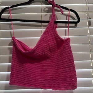 American Threads Fuchsia Knit Camisole